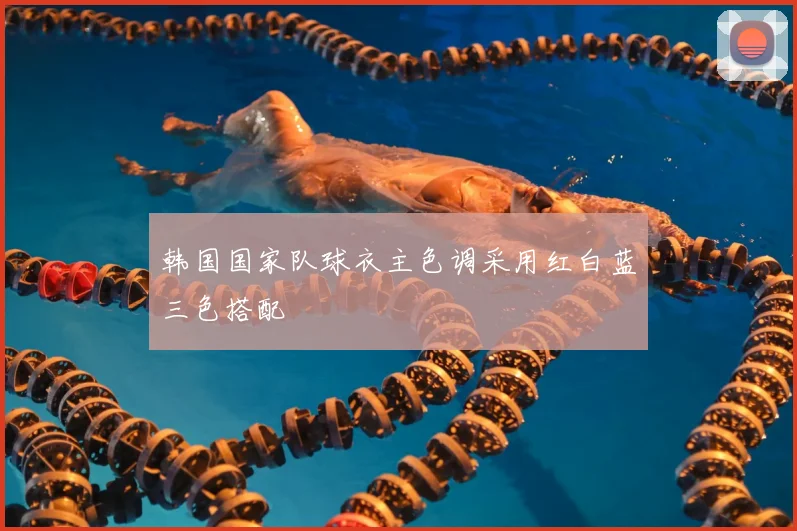 韩国国家队球衣主色调采用红白蓝三色搭配